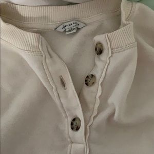 Never worn American eagle sweatshirt in white